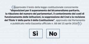 Referendum testo