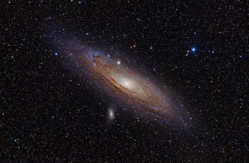 La galassia di Andromeda, primo oggetto "extragalattico" preso in considerazione dagli studiosi.