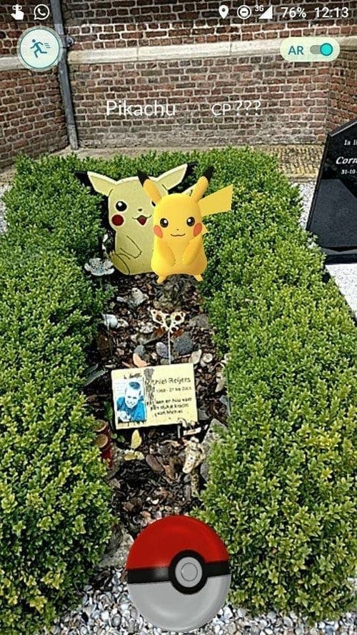 Pikachu Pokémon Go