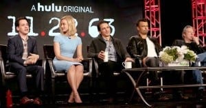 Il cast durante la presentazione del trailer di 11.22.63 per Hulu.