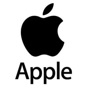 apple logo iphone X