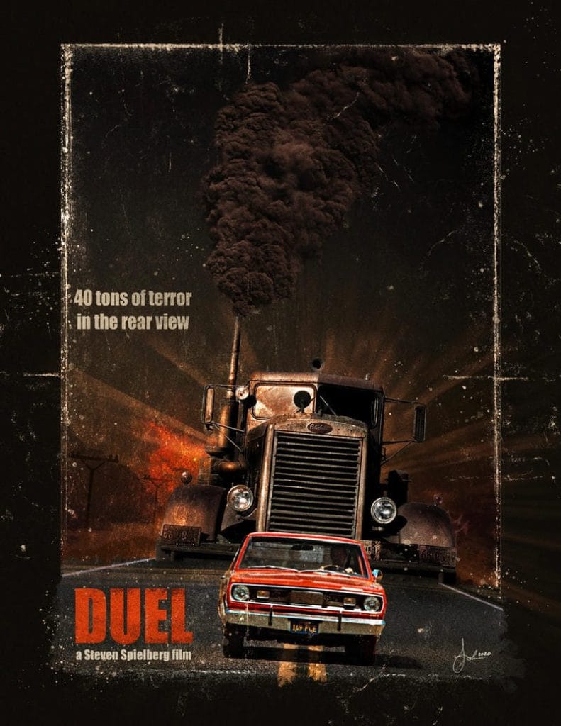 locandina del film duel (il duello in italiano)