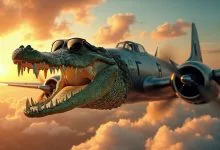 un esempio del brainrot meme bombardiro crocodilo