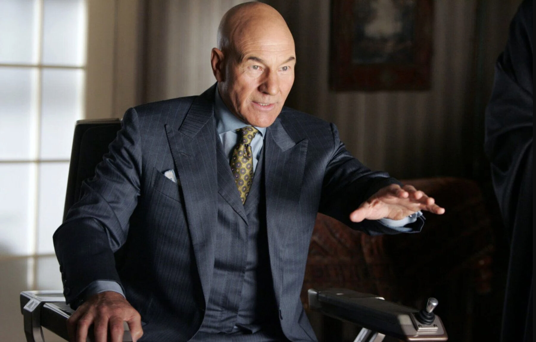 Charles Xavier (Patrick Stewart) ne gli X-men