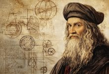 ritratto generato con ai di leonardo da vinci