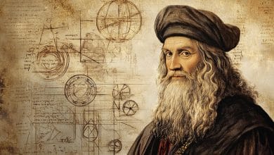 ritratto generato con ai di leonardo da vinci