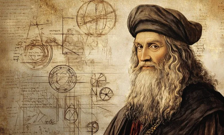 ritratto generato con ai di leonardo da vinci