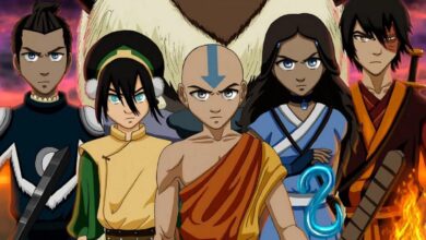 i 5 protagonisti di avatar la serie animata
