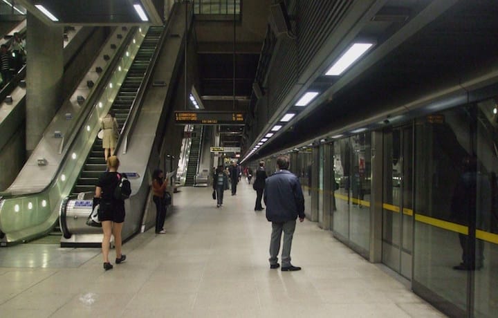 Stazione metro Canary Wharf