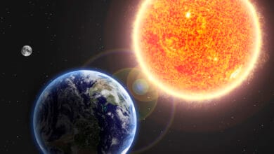 sole e pianeta terra