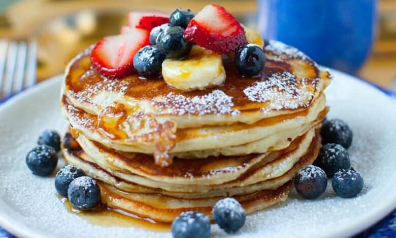 fluffy pancakes