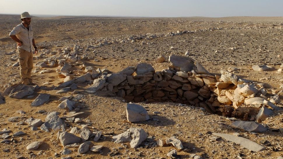 Antiche incisioni di 8000 anni in Arabia: i primi progetti di Megastrutture adibite alla caccia