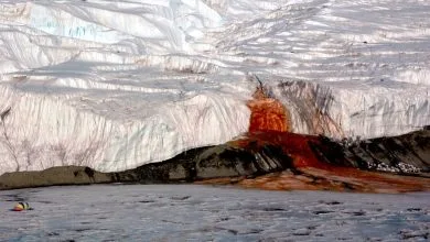 una cascata di sangue in antertide