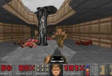 screenshot del gameplay di doom