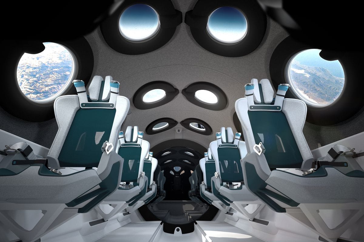 Virgin Galactic Spaceship Cabin