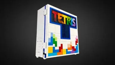 box vendita tetris fatto con i lego