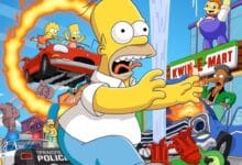 copertina gioco the simpsons hit e run