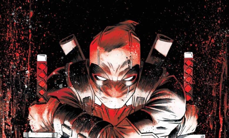deadpool black white and blood