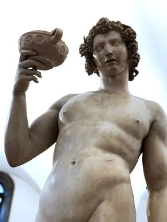 lista divinità bacco di michelangelo