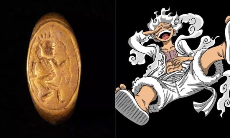 Uno scavo archeologico scopre delle incisioni del dio egiziano Bes che ci ricordano molto Nika di One Piece
