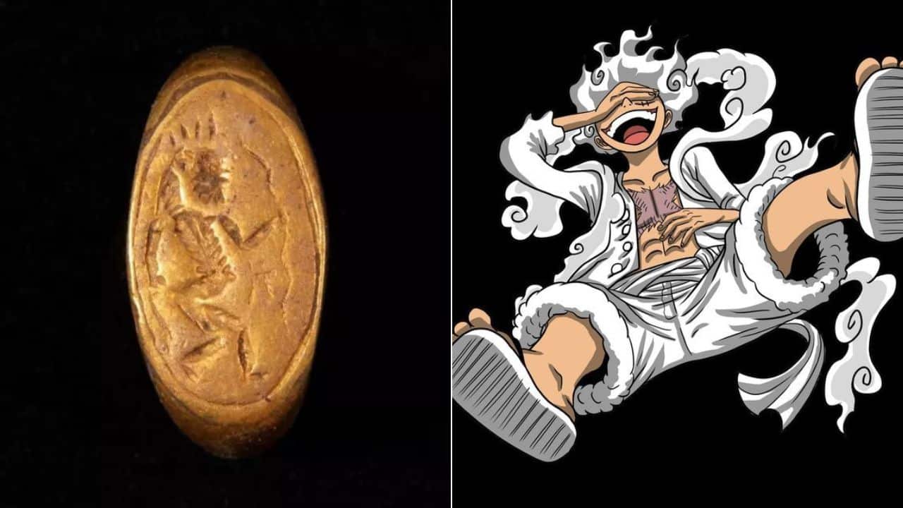 Uno scavo archeologico scopre delle incisioni del dio egiziano Bes che ci ricordano molto Nika di One Piece