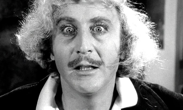 Gene Wilder nell'iconica scena di "si può fare" in frankenstein junior