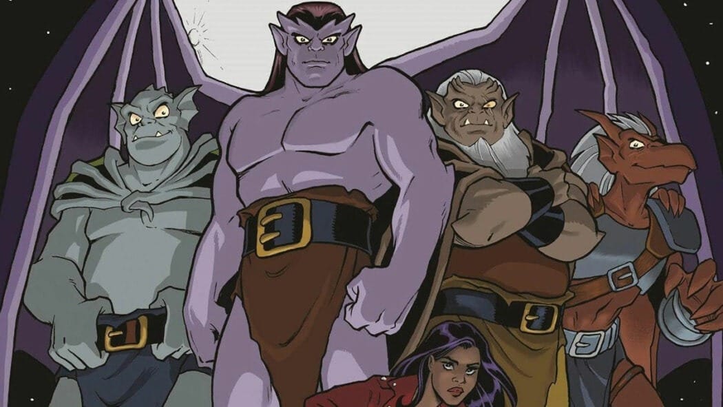 la squadra di gargoyles al completo