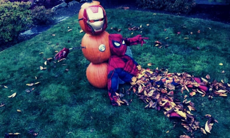 decorazione halloween marvel