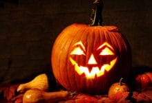 zucca intagliata per halloween