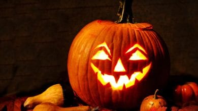 zucca intagliata per halloween