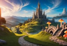 Un paesaggio da film fantasy per eccellenza