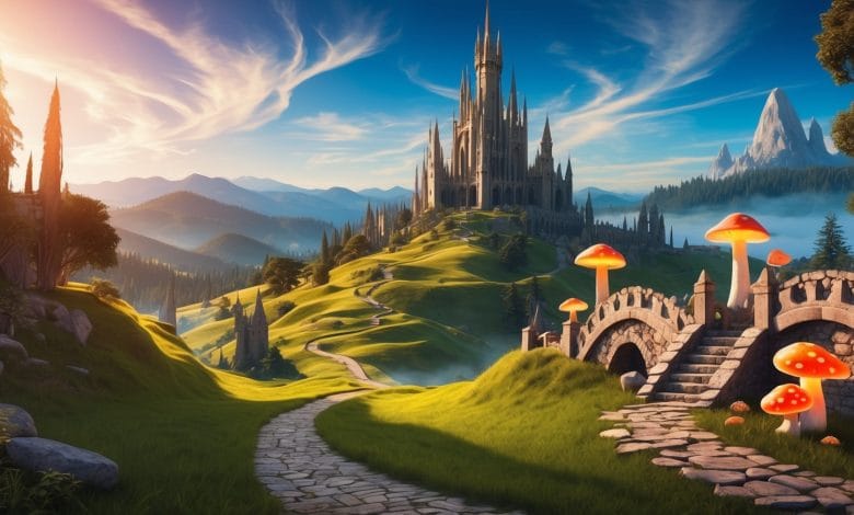 Un paesaggio da film fantasy per eccellenza