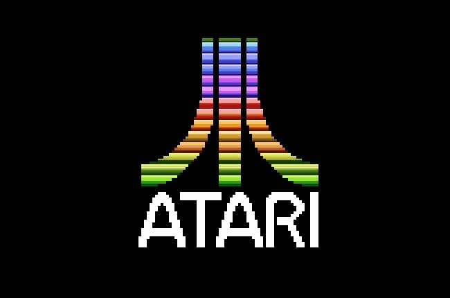 logo atari multicolore