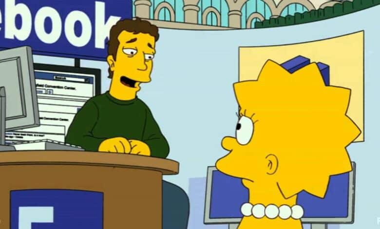 mark zuckerberg simpson