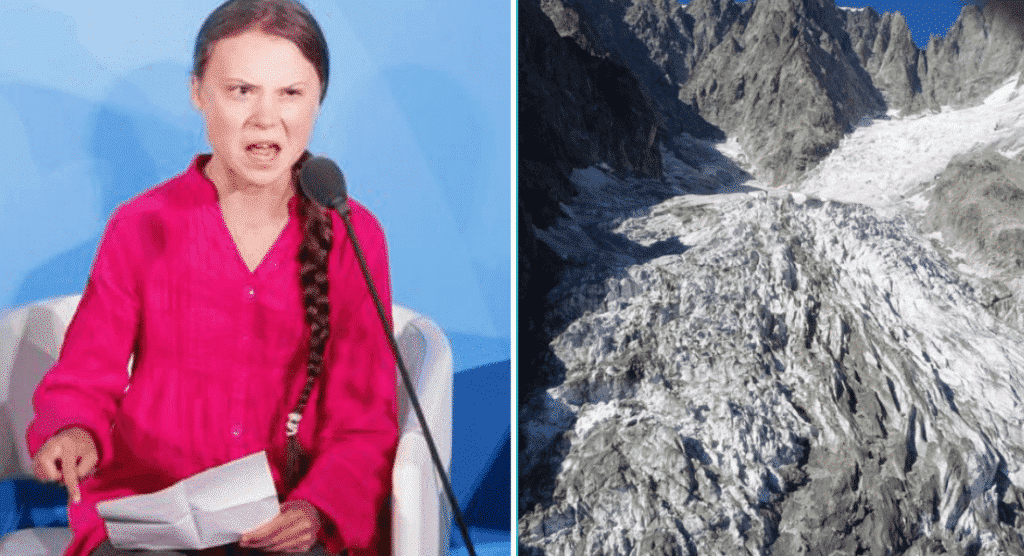 monte bianco greta thunberg