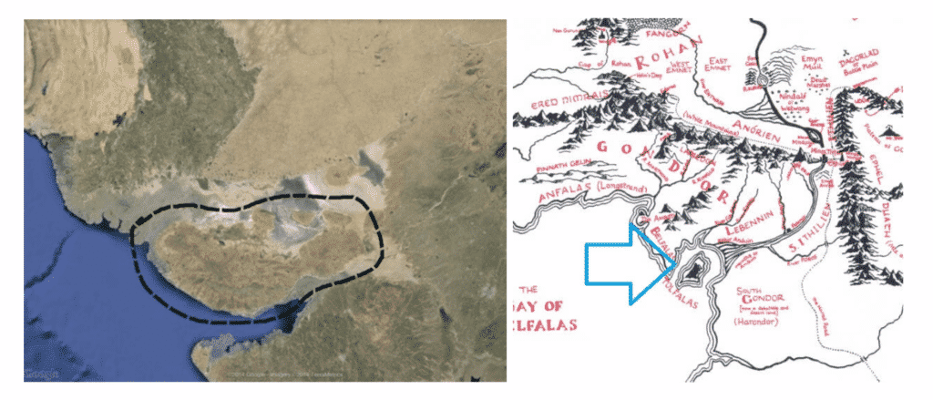 Ritrovata la mappa della Terra-di-Mezzo annotata da Tolkien