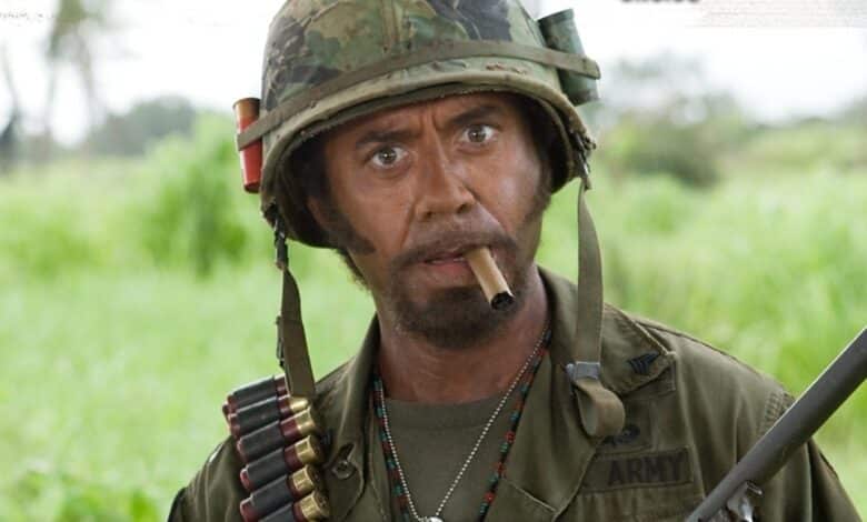 tropic thunder robert downey jr